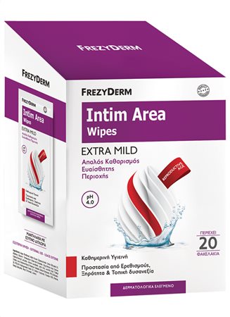 Frezyderm Intim Area – Intimate Cleansing Wipes x20