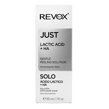 Revox B77 Just – Lactic Acid + HA Gentle Peeling Solution 30ml