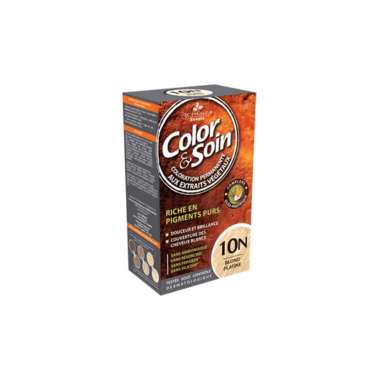 3 Chênes Color & Soin – Permanent Hair Colour 10N Platinum Blonde