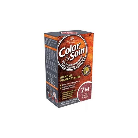 3 Chênes Color & Soin – Permanent Hair Colour 7M Mahogany Blonde