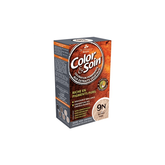 3 Chênes Color & Soin – Permanent Hair Colour 9N Honey Blonde