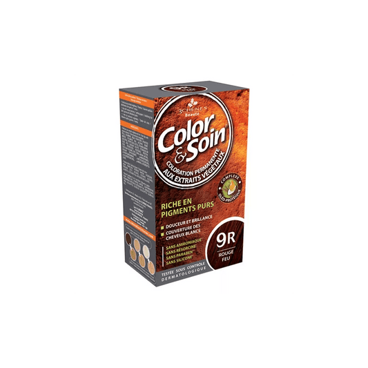 3 Chênes Color & Soin – Permanent Hair Colour 9R Fire Red