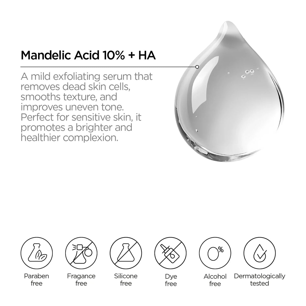 Revox B77 Just – Mandelic Acid 10% + HA Mild Exfoliation 30ml