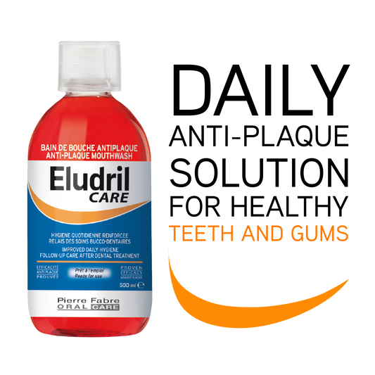 Eludril Care Antiplaque Mouthwash 500ml
