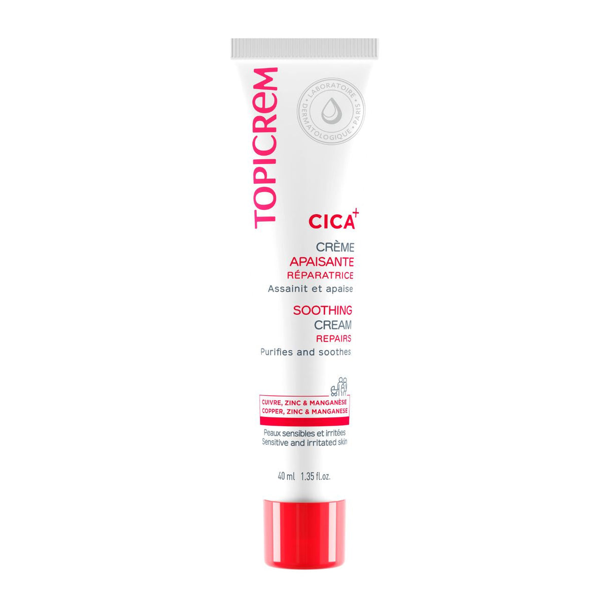 Topicrem Cica Soothing Repairing Cream 40ml