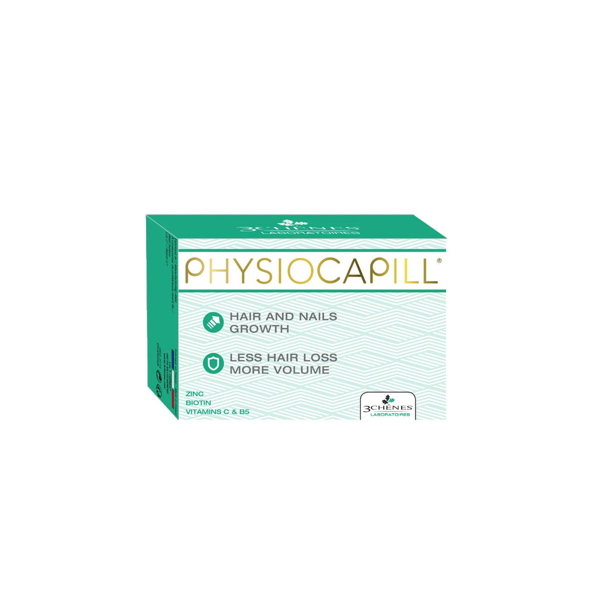 3 Chênes Physiocapill – Hair & Nails Food Supplement 60 Capsules