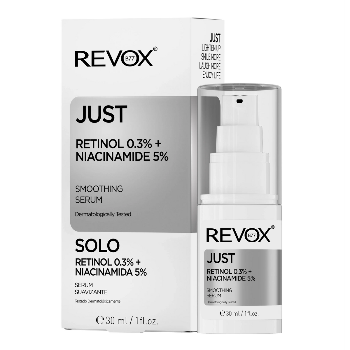 Revox B77 Just – Retinol 0.3% + Niacinamide 5% Serum 30ml