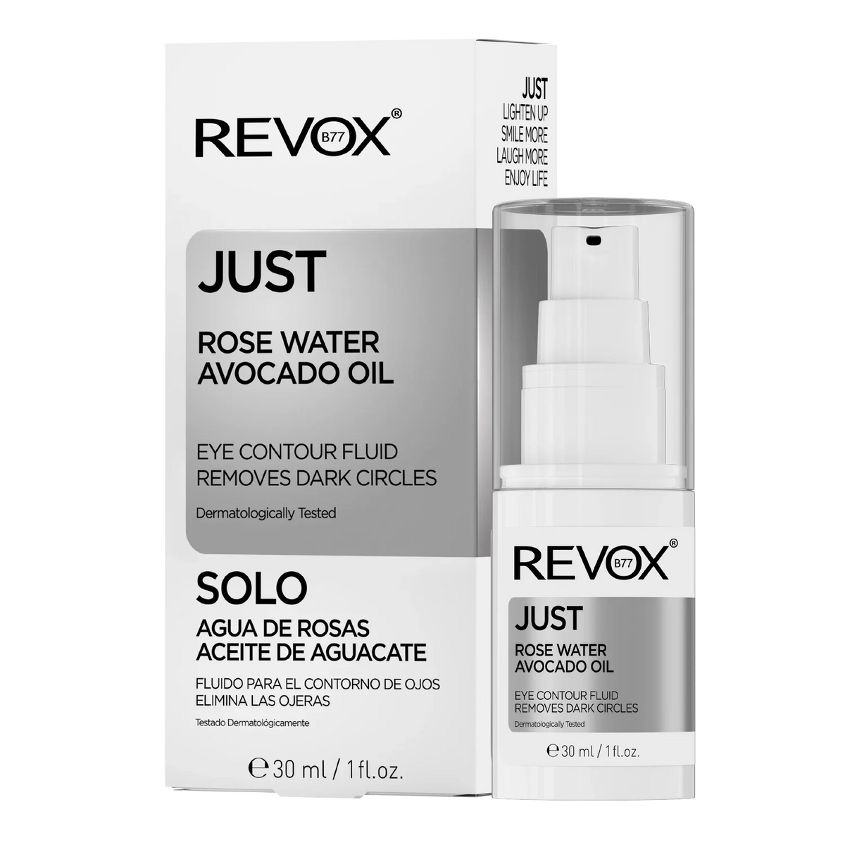 Revox B77 Just – Rose Water & Avocado Oil Eye Contour Fluid 30ml