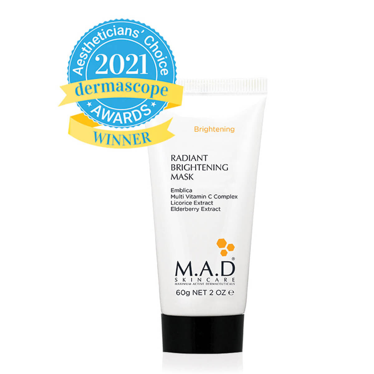 M.A.D Skincare Brightening – Radiant Brightening Mask 60ml