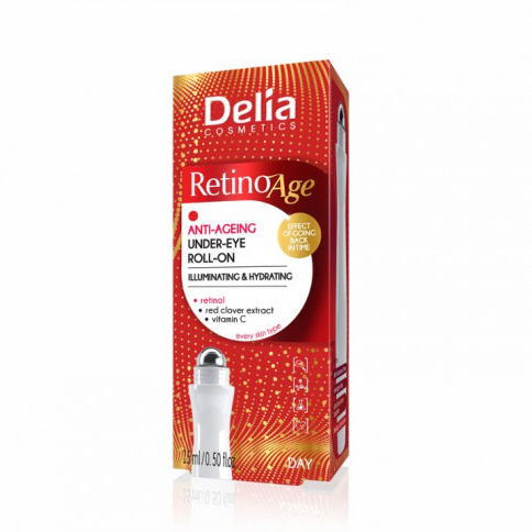 Delia Cosmetics Retino-Age – Anti-Ageing Under-Eye Roll-On 15ml