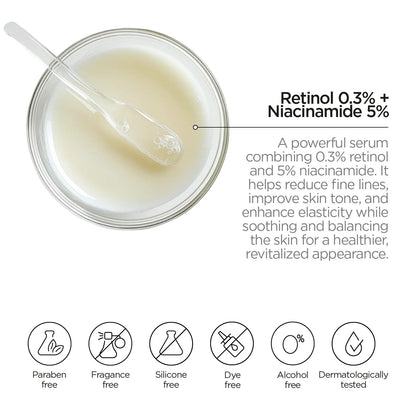 Revox B77 Just – Retinol 0.3% + Niacinamide 5% Serum 30ml