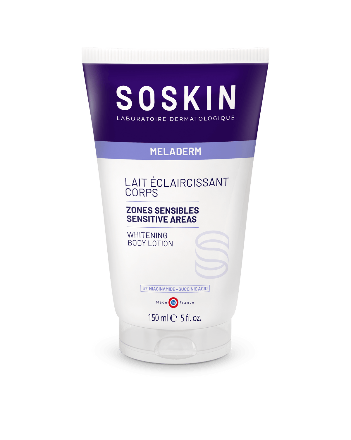 Soskin W+ – Lightening Body Milk for Sensitive Areas 150ml