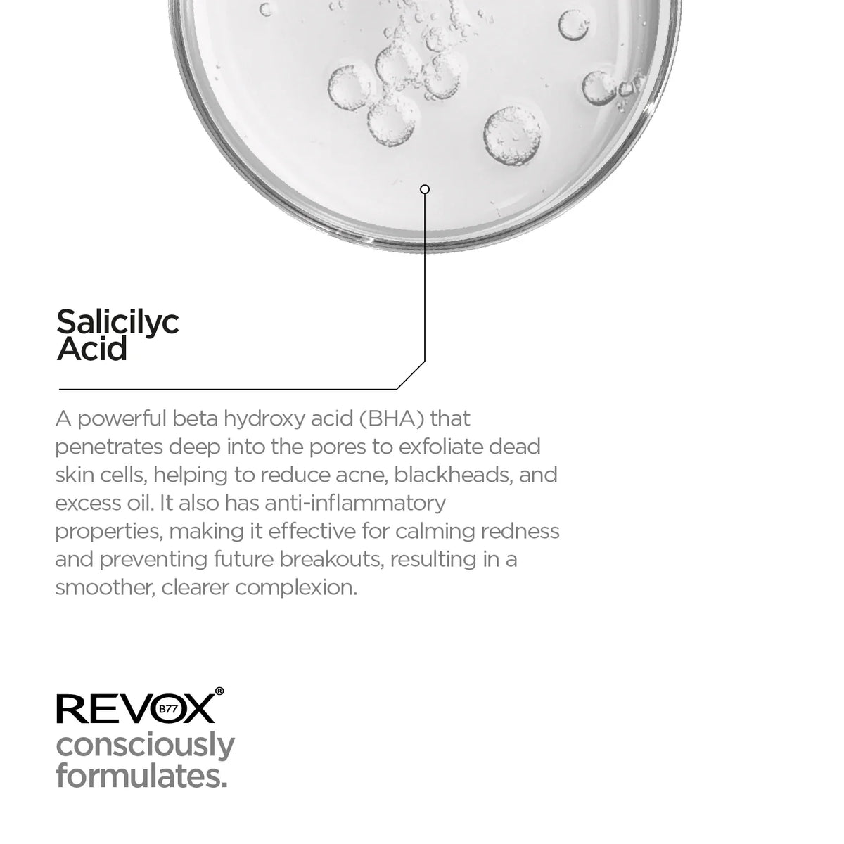 Revox B77 Just – Salicylic Acid 2% Clarifying Serum 30ml