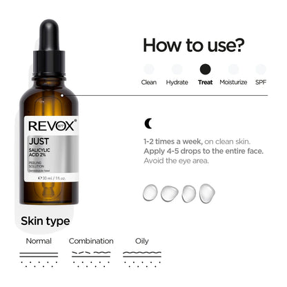 Revox B77 Just – Salicylic Acid 2% Clarifying Serum 30ml