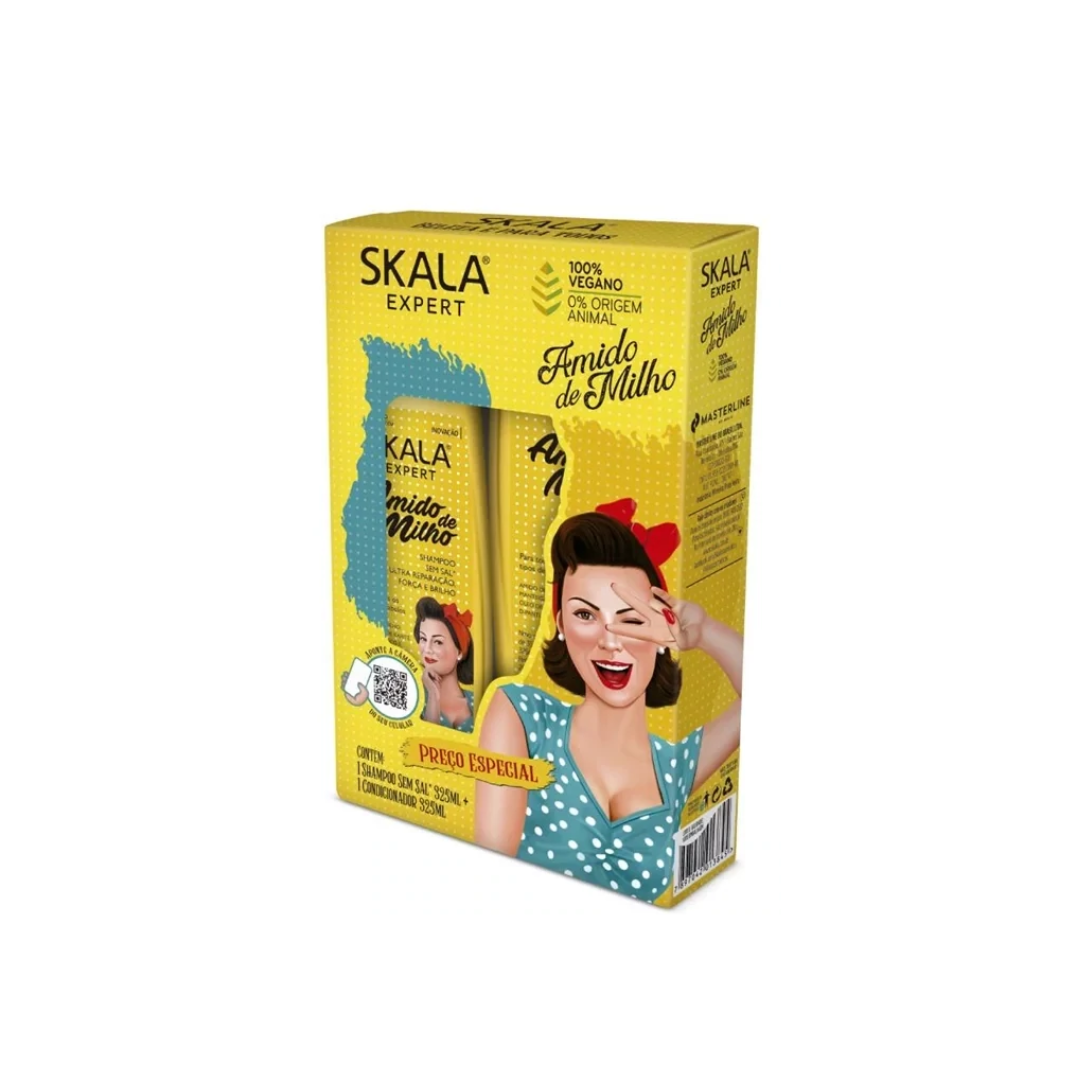 Skala Expert Amido de Milho Shampoo & Conditioner Kit 2x325ml