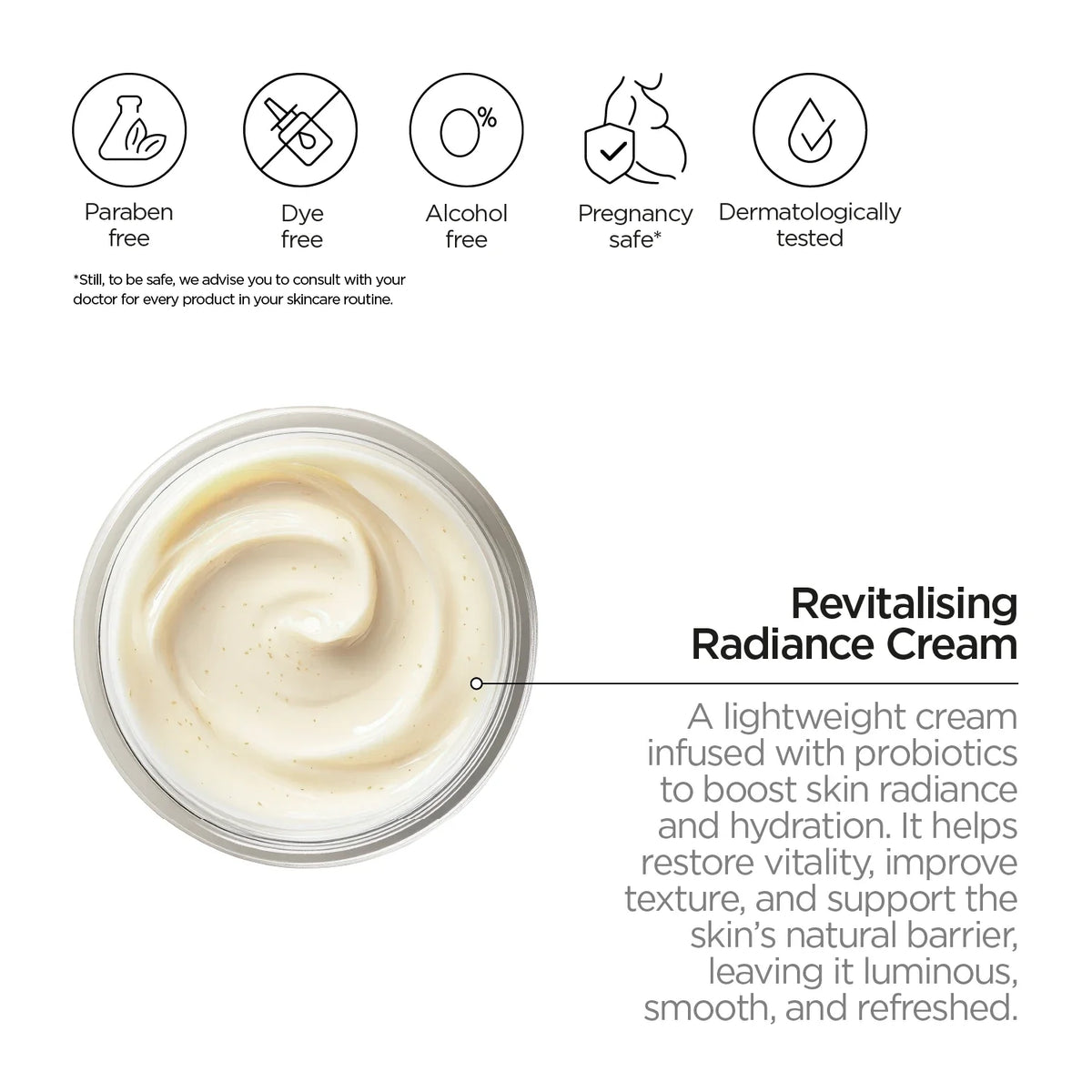 Revox B77 Skintreats – Biotic Revitalising Radiance Cream 50ml
