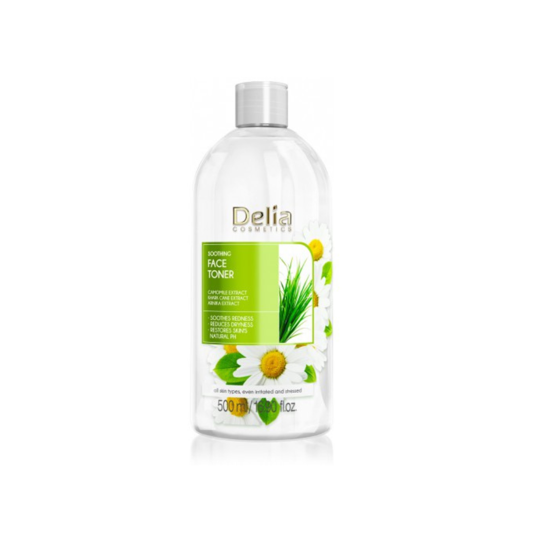 Delia Cosmetics – Soothing Chamomile Face Toner 500ml