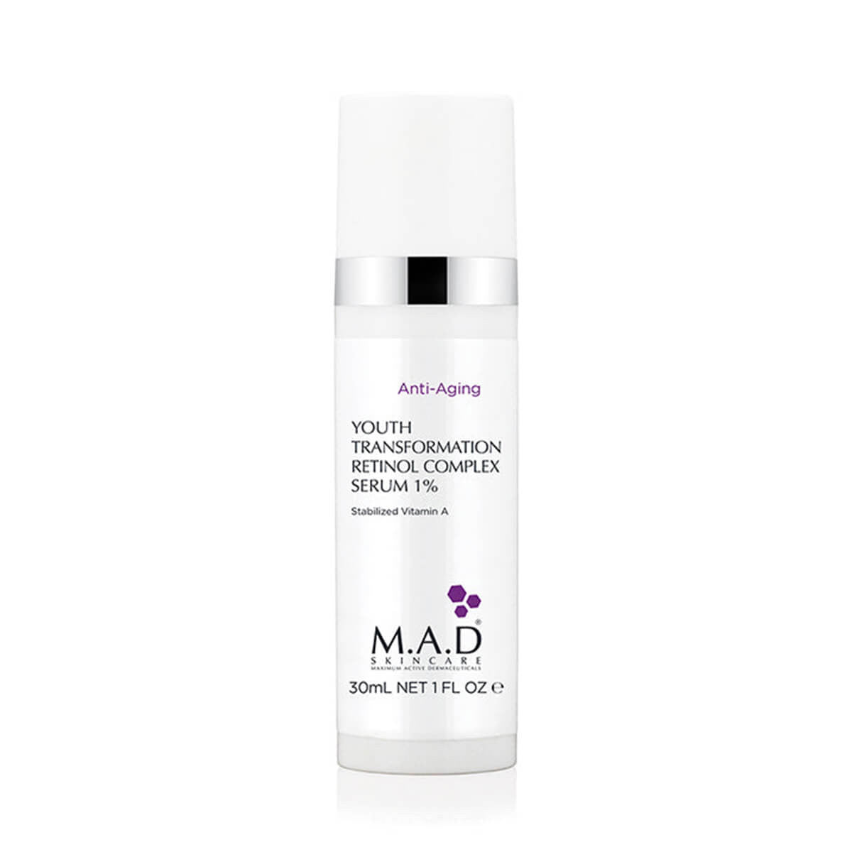 M.A.D Skincare Youth Transformation – Retinol Complex Serum 1% 30ml