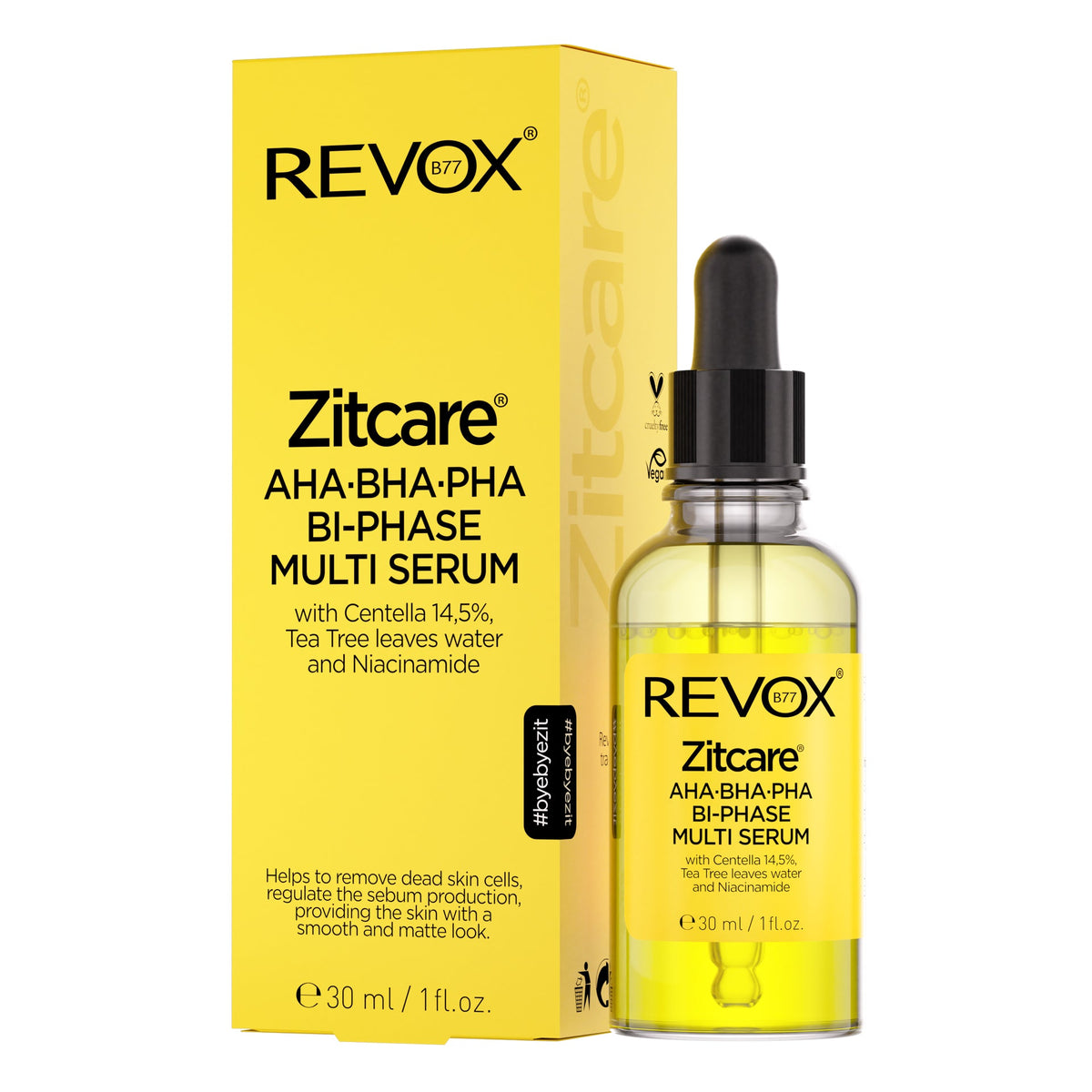 Revox B77 Zitcare – AHA.BHA.PHA Bi-Phase Multi Serum 30ml