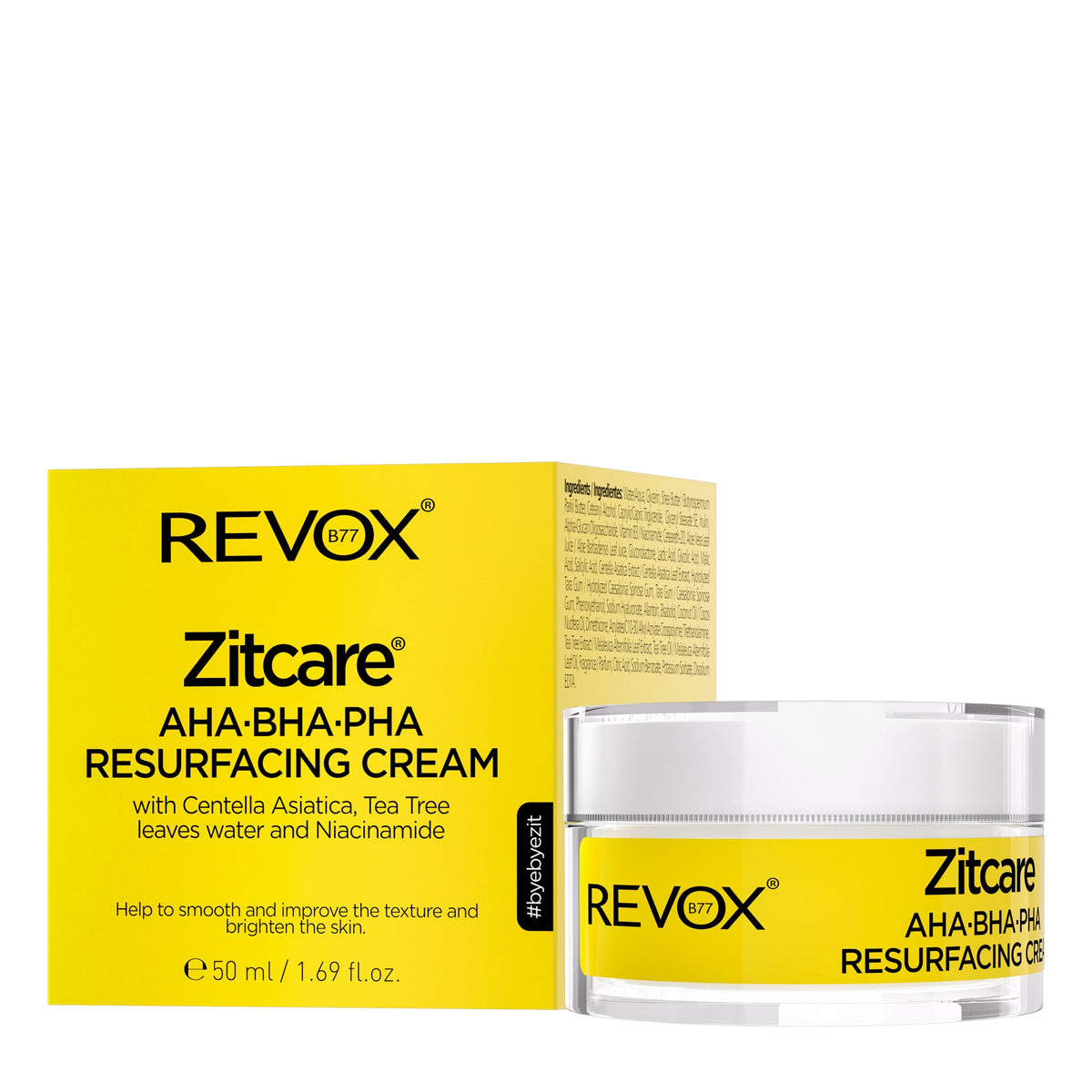 Revox B77 Zitcare – AHA.BHA.PHA Resurfacing Cream 50ml