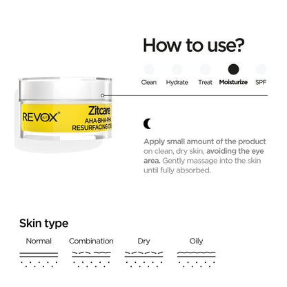Revox B77 Zitcare – AHA.BHA.PHA Resurfacing Cream 50ml
