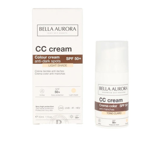 Bella Aurora Anti-Dark Spot CC Cream SPF50+ 30ml - Light Shade