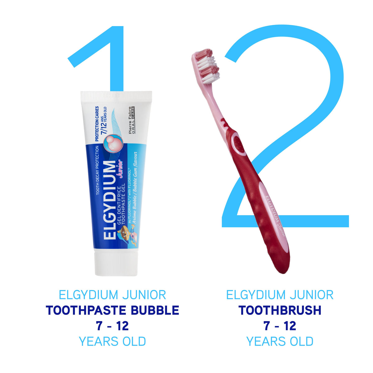 Elgydium Junior Bubble Gum Toothpaste 7-12 Years 50ml