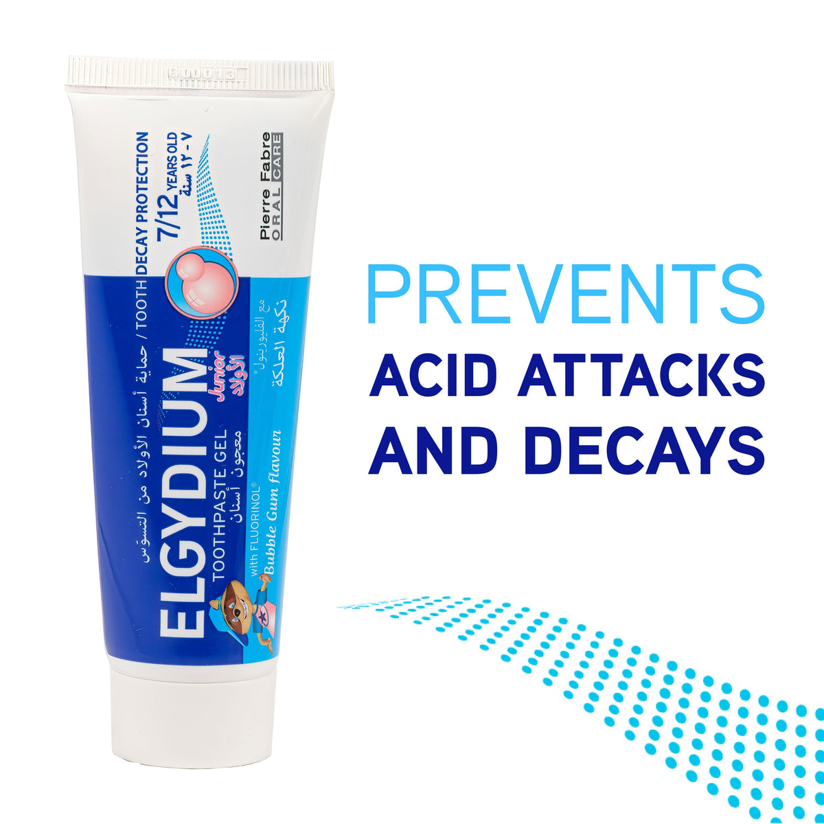 Elgydium Junior Bubble Gum Toothpaste 7-12 Years 50ml