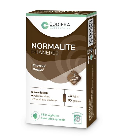 Codifra Normalite Phanères – Hair & Nails Supplement 60 Capsules