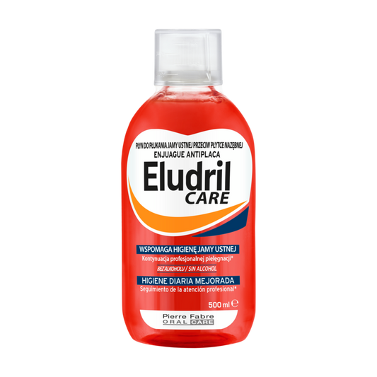 Eludril Care Antiplaque Mouthwash 500ml