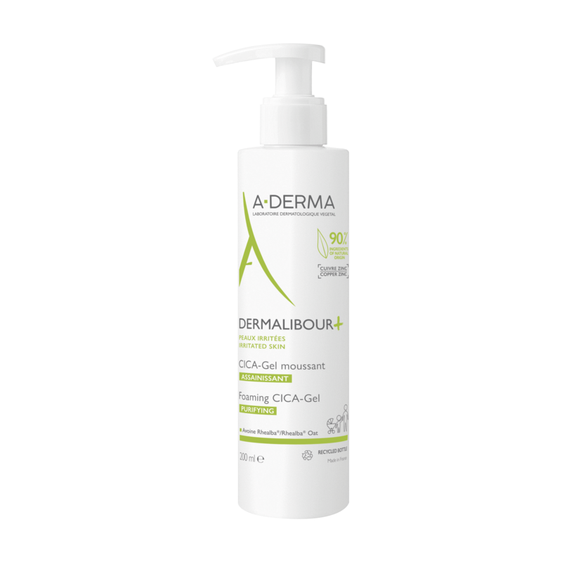 A-Derma Dermalibour+ Cica Sanitizing Foaming Gel 200ml