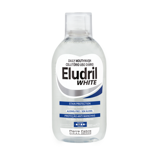 Eludril White Daily Whitening Mouthwash 500ml