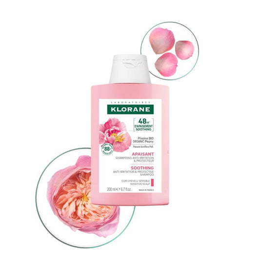 Klorane Soothing Shampoo with Organic Peony 200ml