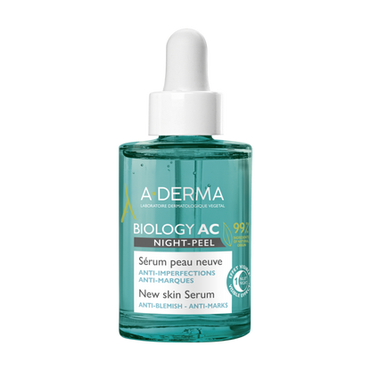 A-Derma Biology AC Night Peel Anti-Blemish Serum 30ml