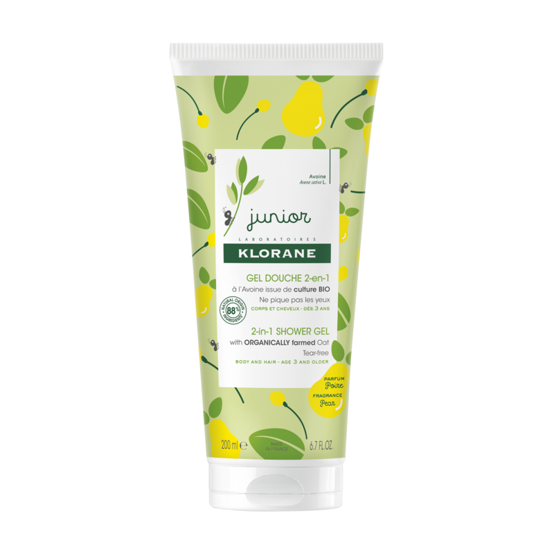 Klorane Junior 2-in-1 Body & Hair Shower Gel 200ml