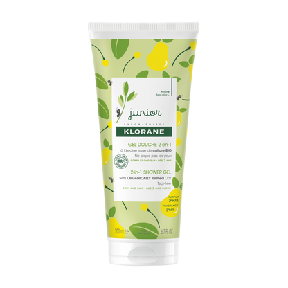 Klorane Junior 2-in-1 Body & Hair Shower Gel 200ml